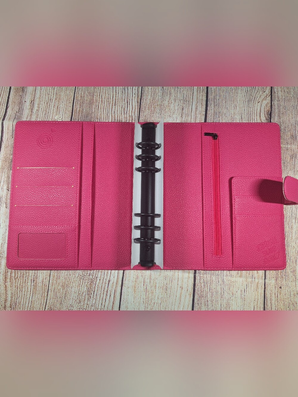 Hot Pink Planner Binder A5 Hot Pink, Budget Binder, Pink Organizer,